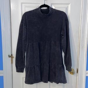 Black Mock Neck Dress